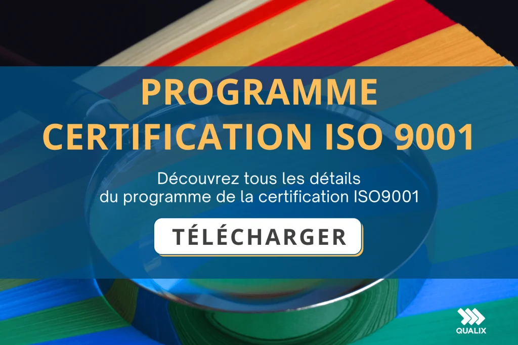 CTA - programme de certification ISO 9001- Qualix