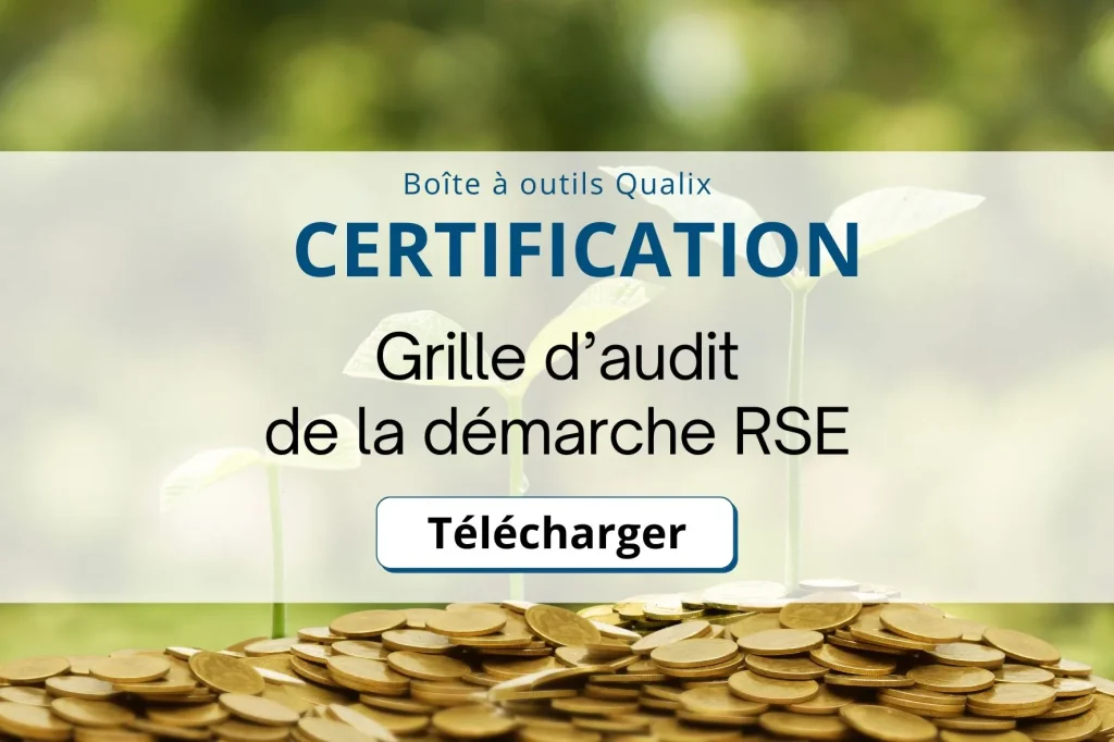 CTA- grille d'audit de la démarche RSE selon l'ISO 26000 - par QUALIX